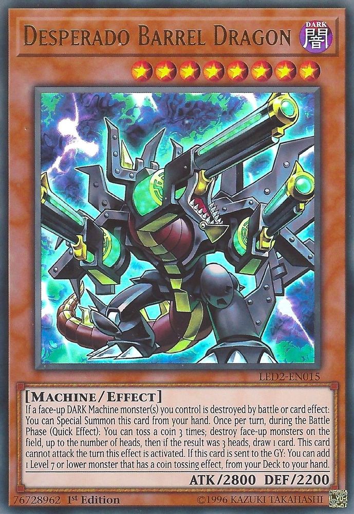 Desperado Barrel Dragon (LED2-EN015) - Ultra Rare