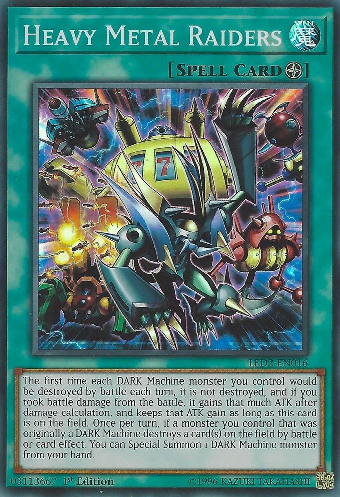Heavy Metal Raiders (LED2-EN016) - Super Rare