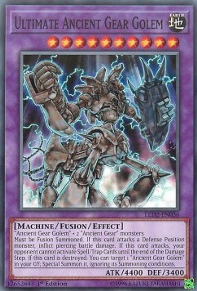 Ultimate Ancient Gear Golem (LED2-EN036) - Common