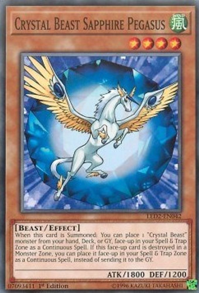 Crystal Beast Sapphire Pegasus (LED2-EN042) - Common