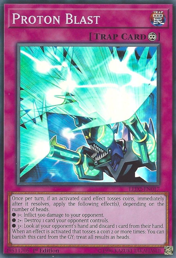 Proton Blast (LED2-EN017) - Super Rare