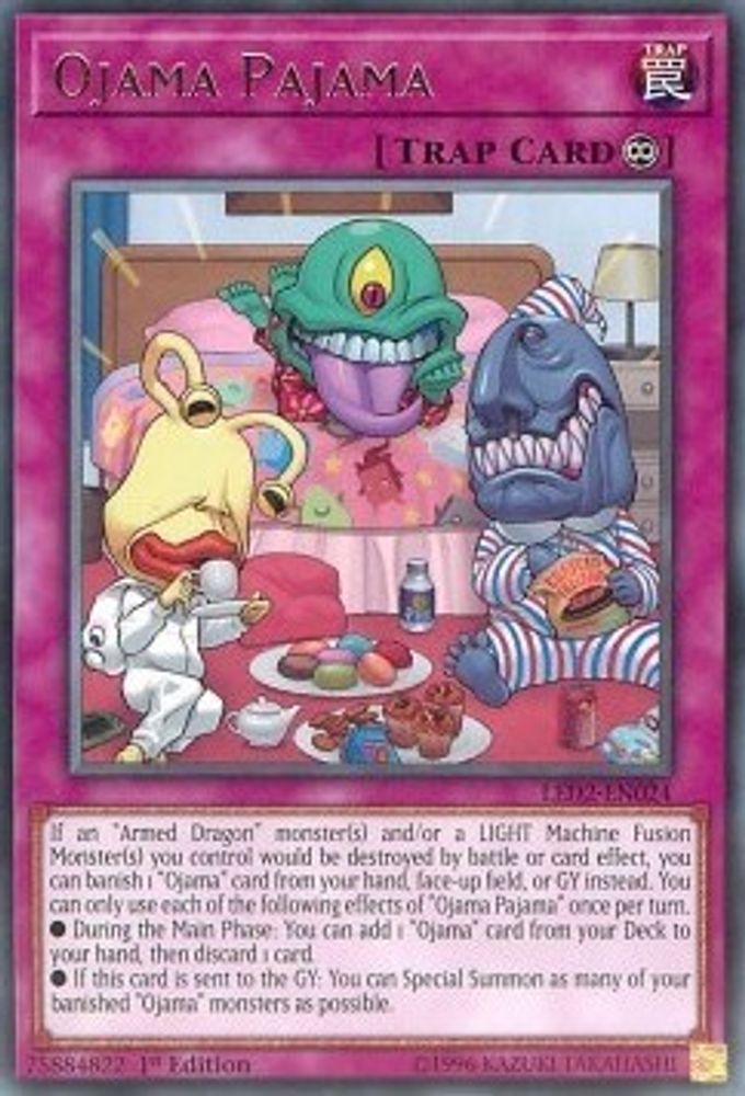 Ojama Pajama (LED2-EN024) - Rare