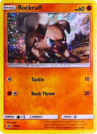 Rockruff (General Mills Promo) SM06  - Holofoil - Promo