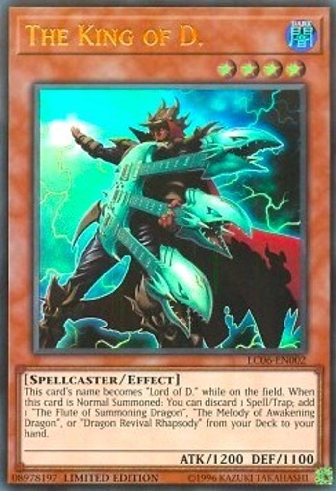The King of D. - LC06-EN002 (LC06-EN002) - Ultra Rare