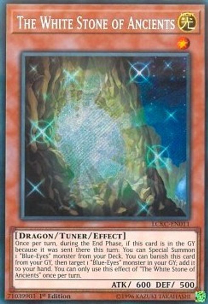 The White Stone of Ancients (LCKC-EN011) - Secret Rare