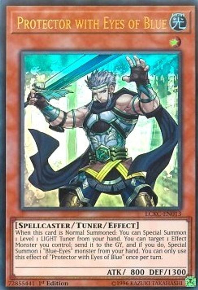 Protector with Eyes of Blue (LCKC-EN013) - Ultra Rare