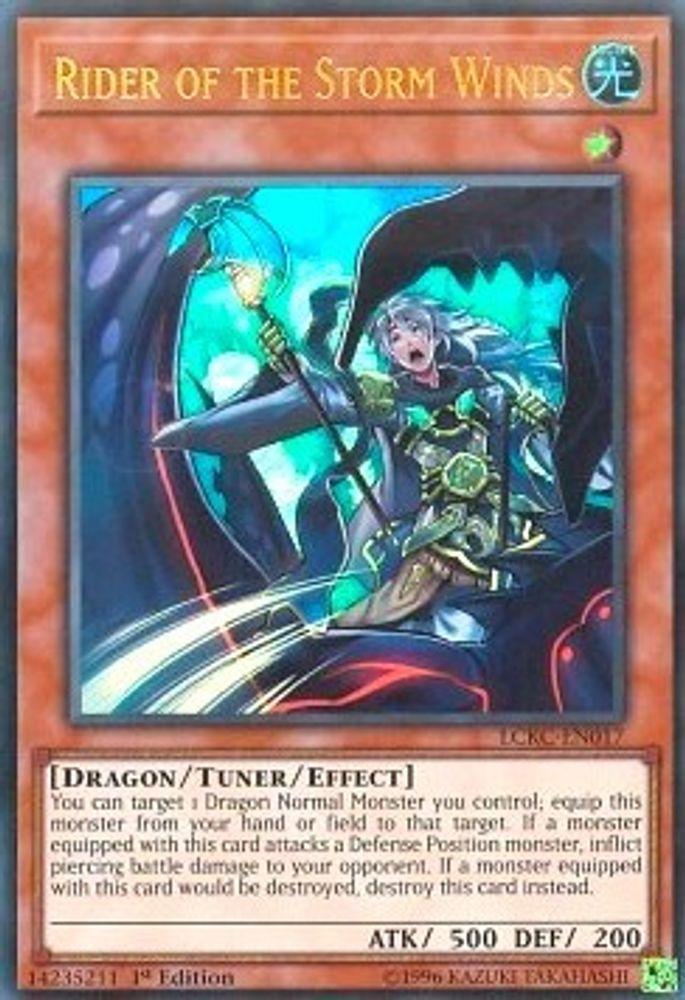 Rider of the Storm Winds (LCKC-EN017) - Ultra Rare