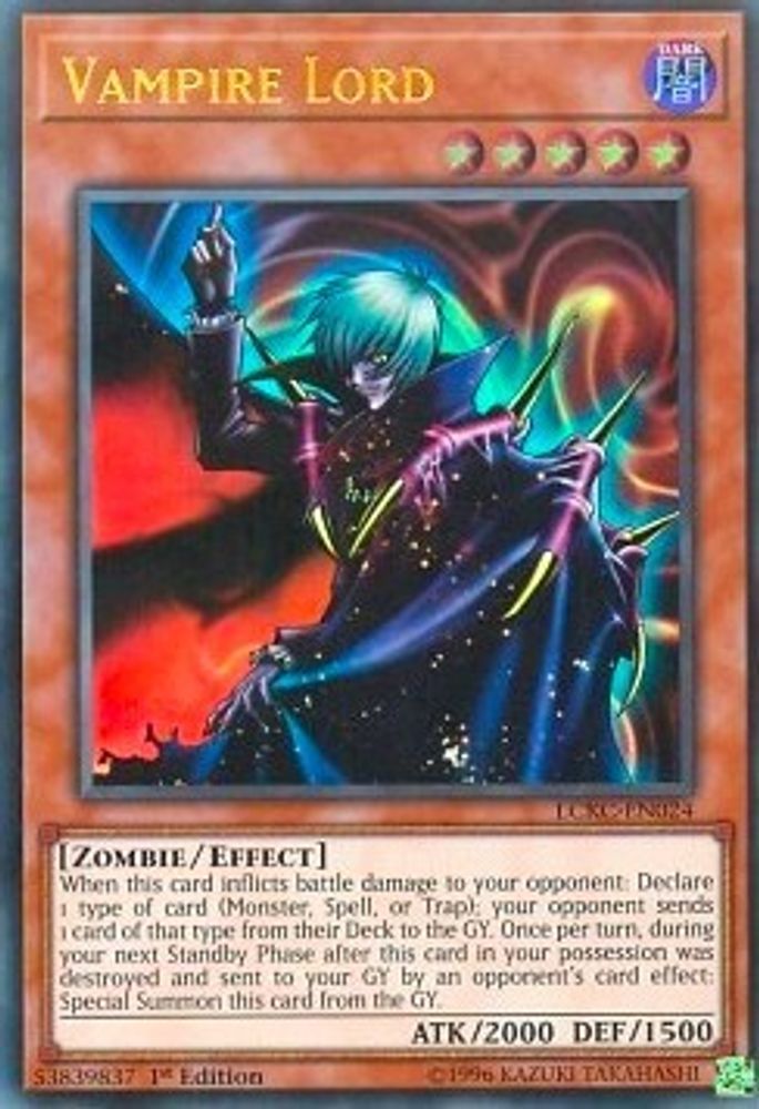 Vampire Lord (LCKC-EN024) - Ultra Rare