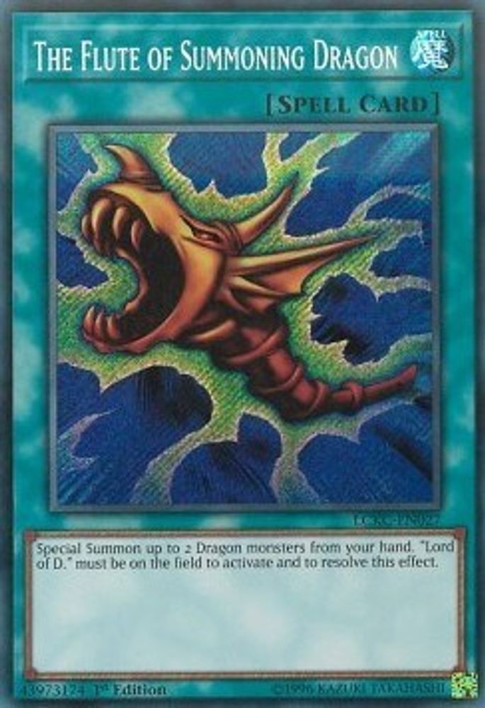 The Flute of Summoning Dragon (LCKC-EN027) - Secret Rare