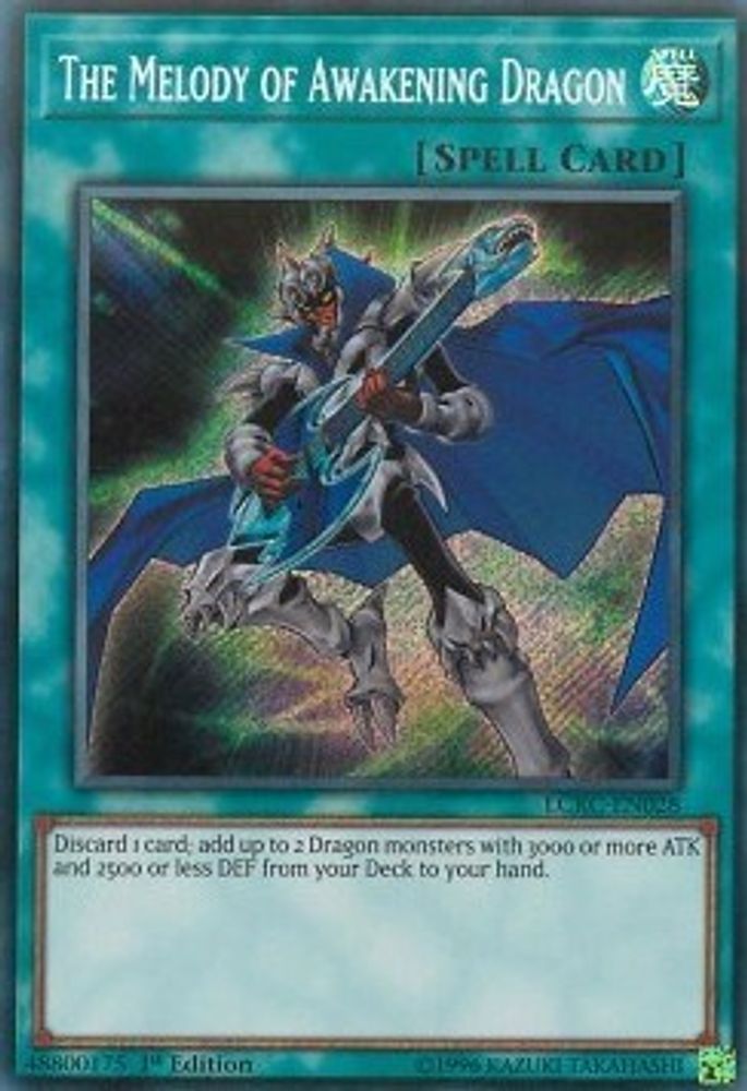The Melody of Awakening Dragon (LCKC-EN028) - Secret Rare