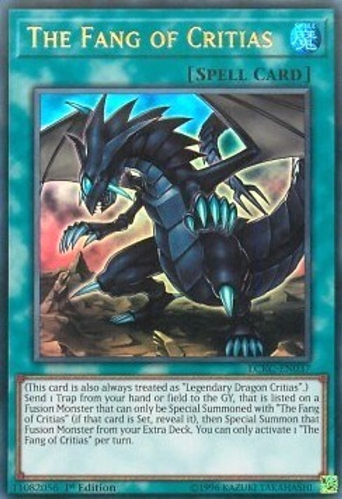 The Fang of Critias (LCKC-EN037) - Ultra Rare