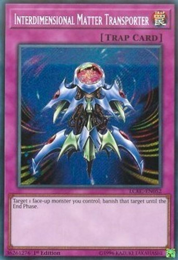 Interdimensional Matter Transporter (LCKC-EN052) - Secret Rare