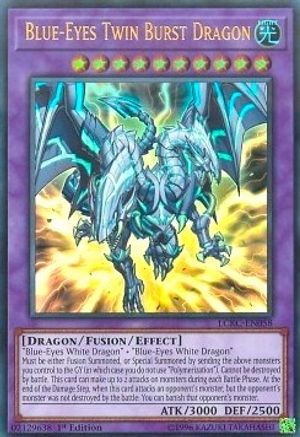 Blue-Eyes Twin Burst Dragon [LCKC-EN058] Ultra Rare