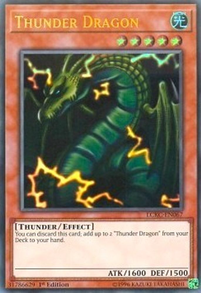 Thunder Dragon (LCKC-EN067) - Ultra Rare