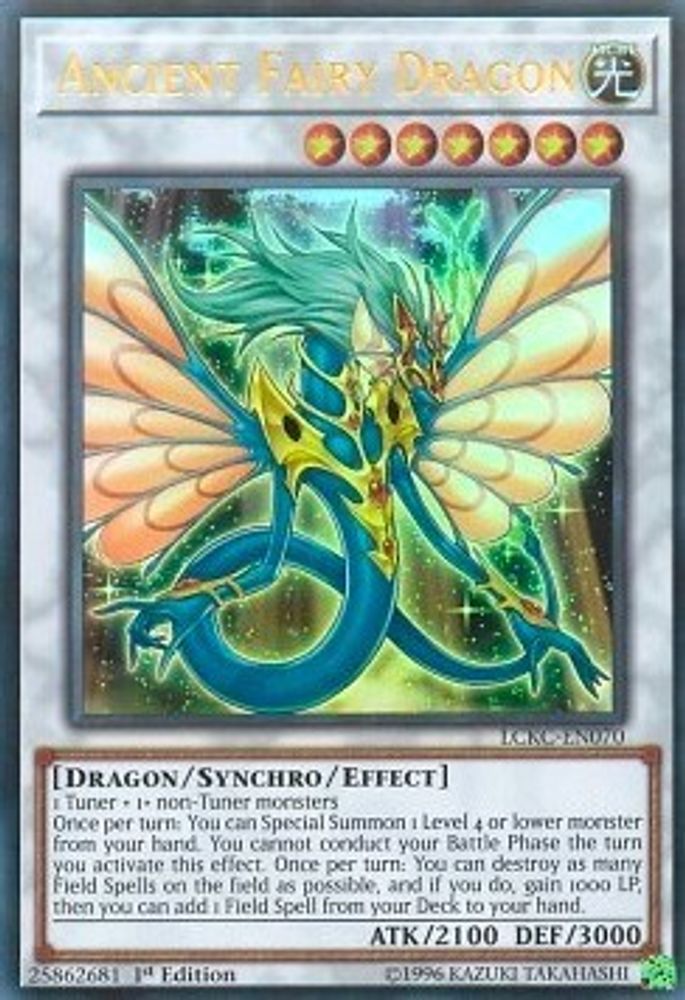 Ancient Fairy Dragon (LCKC-EN070) - Ultra Rare