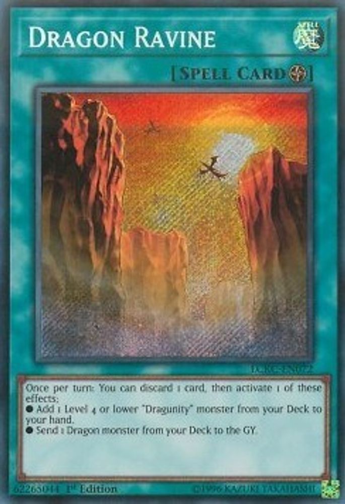 Dragon Ravine (LCKC-EN072) - Secret Rare