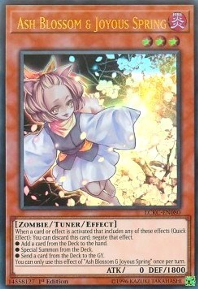 Ash Blossom & Joyous Spring (LCKC-EN080) - Ultra Rare
