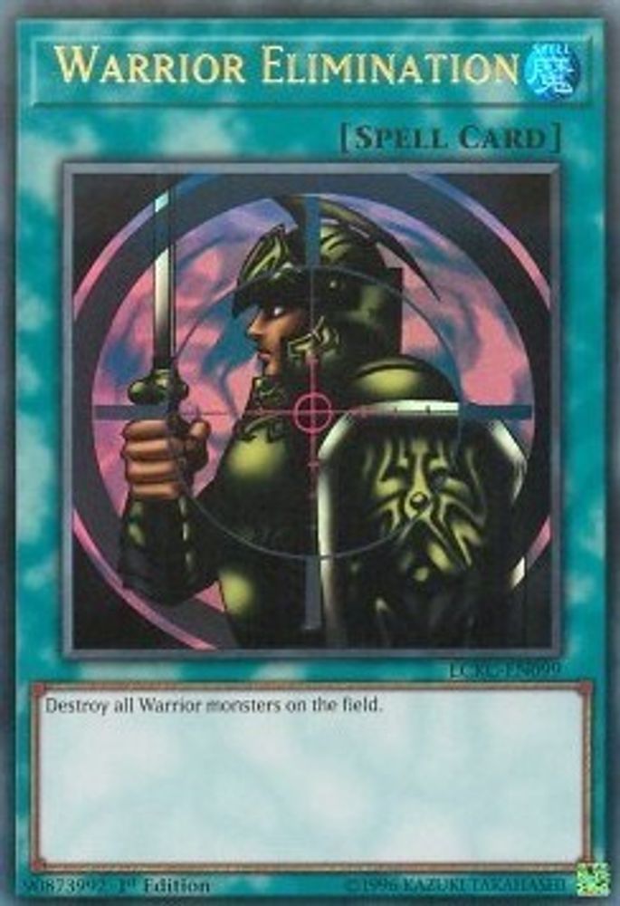 Warrior Elimination (LCKC-EN099) - Ultra Rare