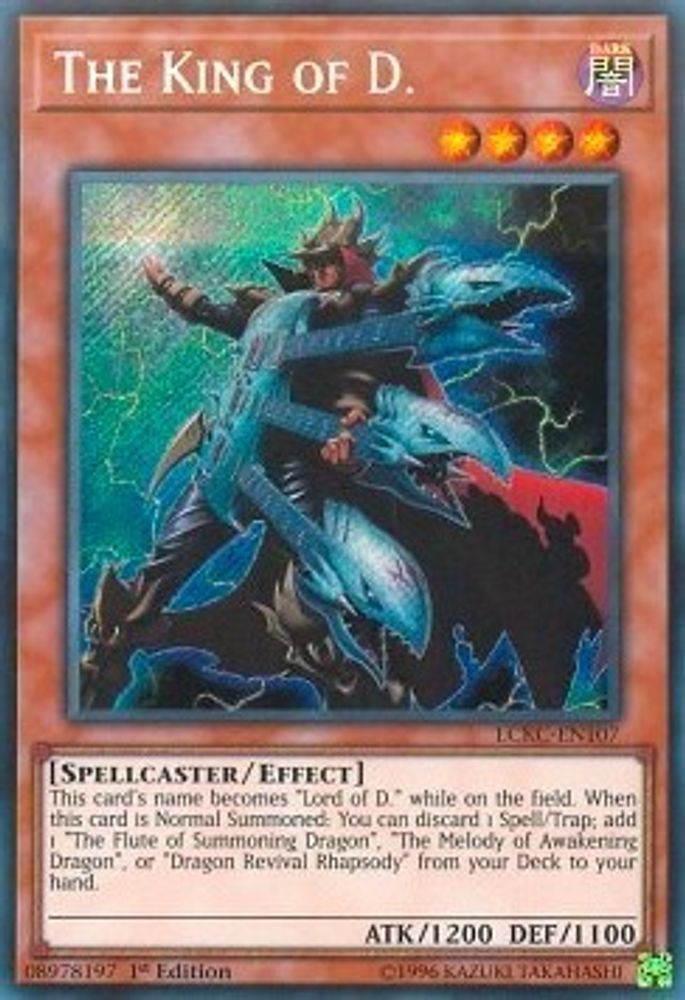 The King of D. (LCKC-EN107) - Secret Rare