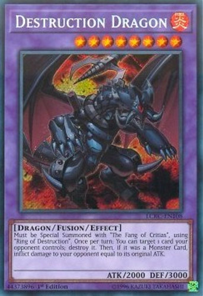 Dragon de Destruction [LCKC-EN108] Secret Rare 