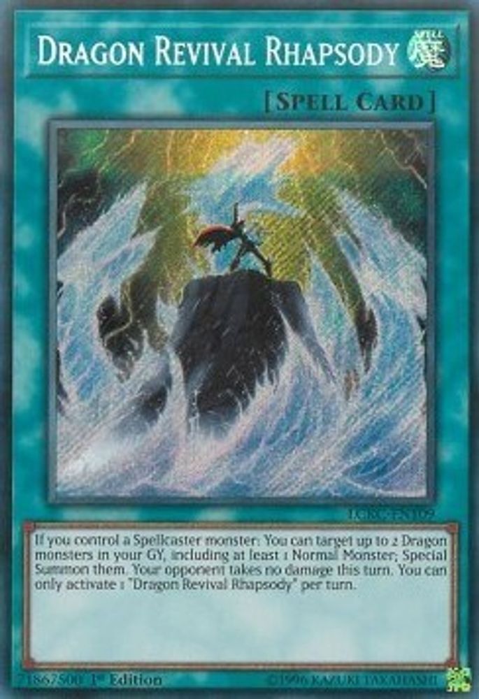 Dragon Revival Rhapsody [LCKC-EN109] Secret Rare 