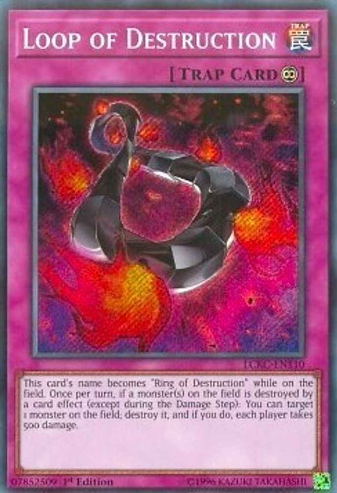 Loop of Destruction (Secret Rare) (LCKC-EN110) - Secret Rare