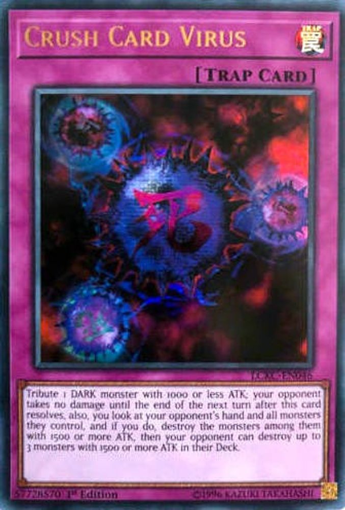Virus Crush Card (Version 2) [LCKC-EN046] Ultra Rare 