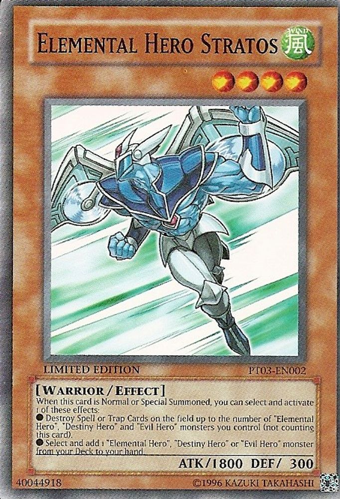 Elemental HERO Stratos (PT03-EN002) - Common