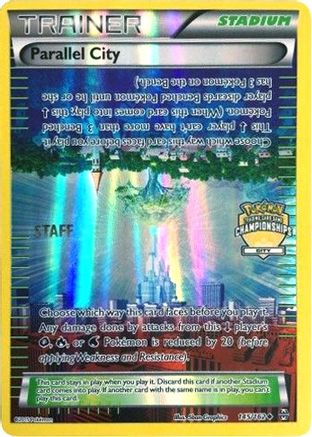 Parallel City - 145/162 (City Championships) [Staff]/162  - Reverse Holofoil - Promo