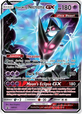 Dawn Wings Necrozma GX SM101  - Holofoil - Promo