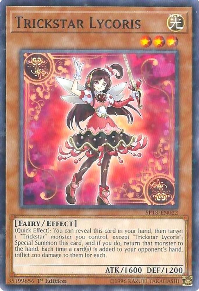 Trickstar Lycoris (Starfoil) (SP18-EN022) - Starfoil Rare