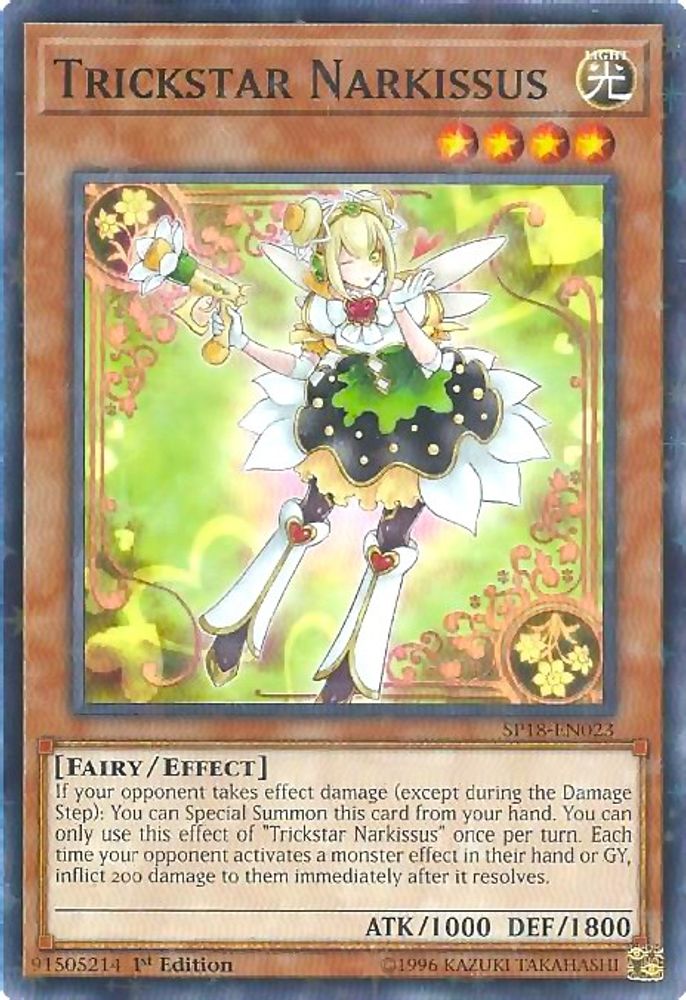 Trickstar Narkissus (Starfoil) (SP18-EN023) - Starfoil Rare