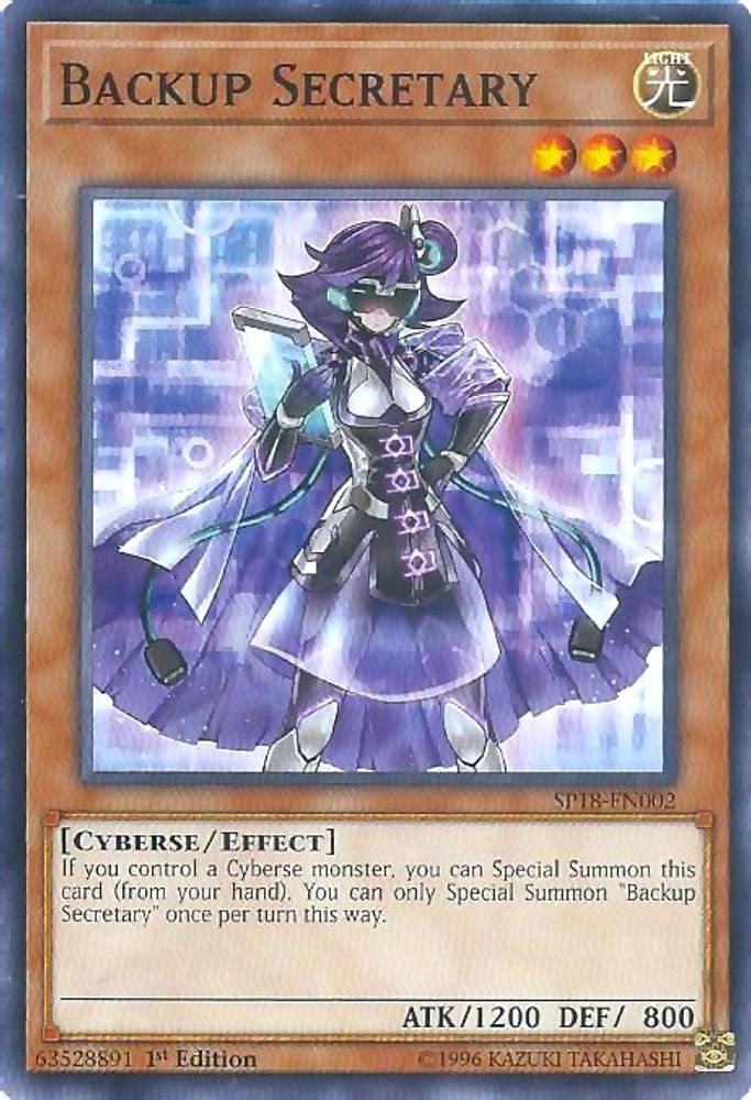 Backup Secretary (SP18-EN002) - Common