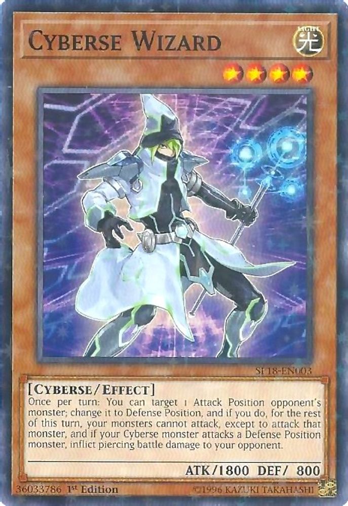 Cyberse Wizard (Starfoil) (SP18-EN003) - Starfoil Rare