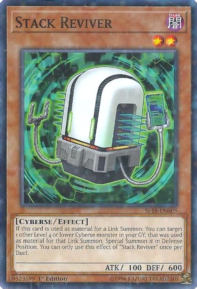 Stack Reviver (Starfoil) (SP18-EN005) - Starfoil Rare