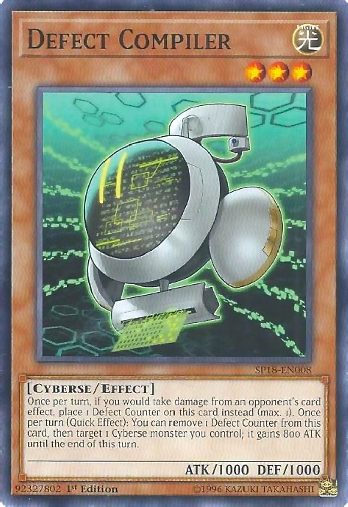Defect Compiler (Starfoil) (SP18-EN008) - Starfoil Rare