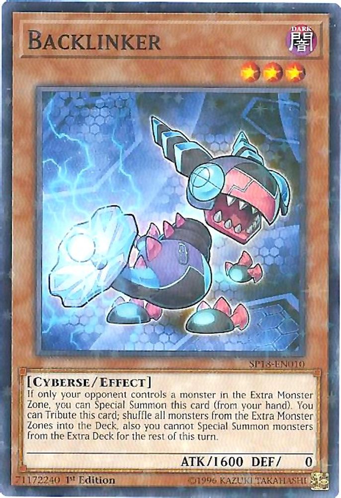 Backlinker (Starfoil) (SP18-EN010) - Starfoil Rare