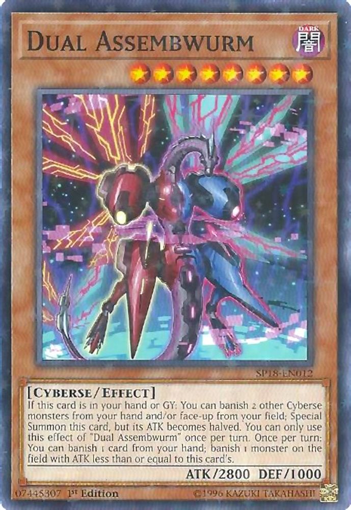 Dual Assembwurm (Starfoil) (SP18-EN012) - Starfoil Rare