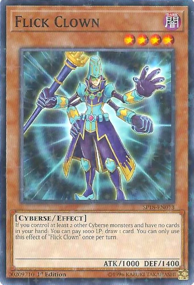 Flick Clown (Starfoil) (SP18-EN013) - Starfoil Rare