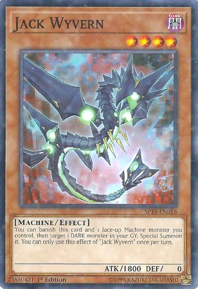 Jack Wyvern (Starfoil) (SP18-EN016) - Starfoil Rare