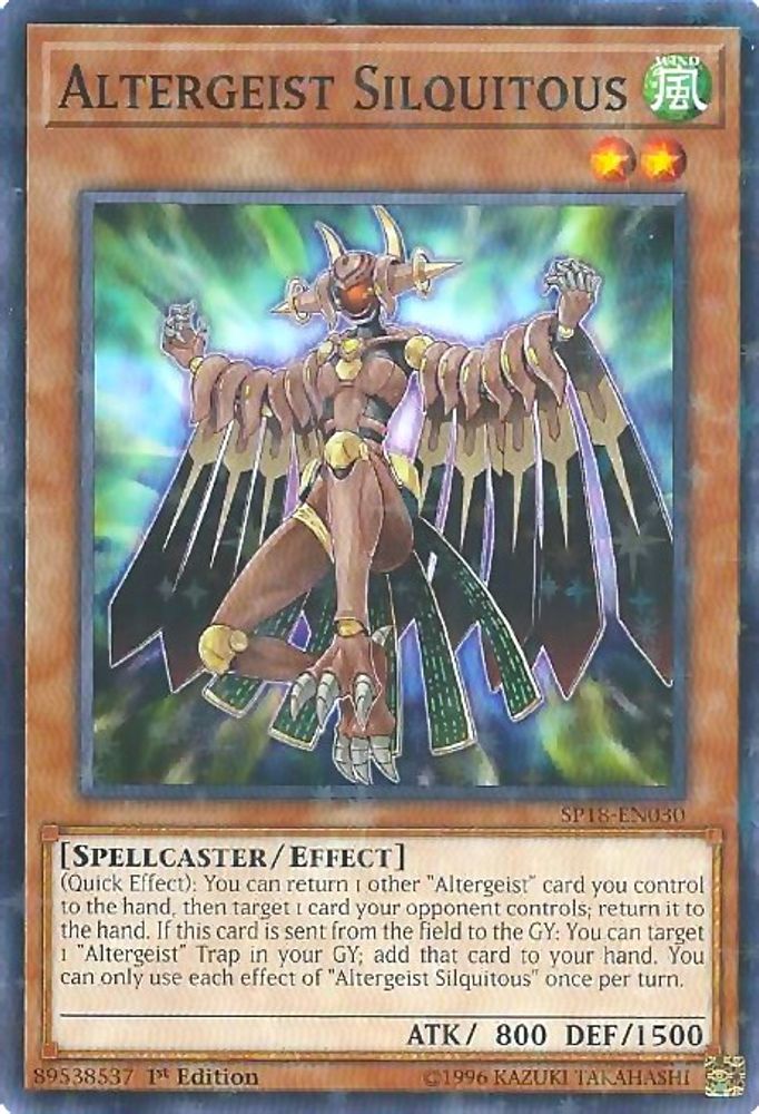 Altergeist Silquitous (Starfoil) (SP18-EN030) - Starfoil Rare