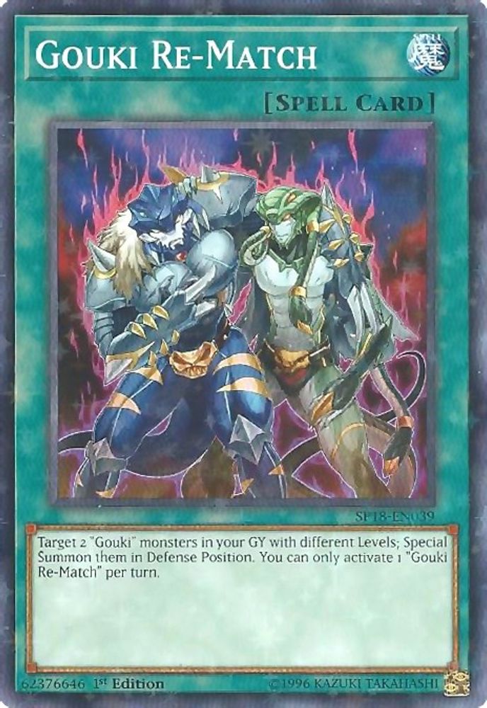 Gouki Re-Match (Starfoil) (SP18-EN039) - Starfoil Rare