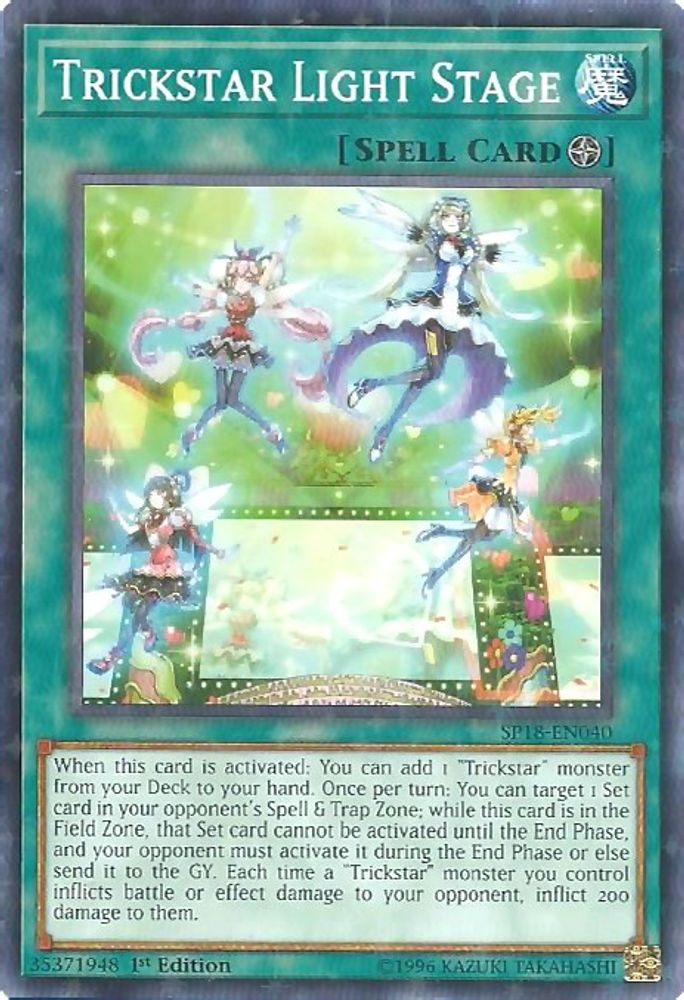 Trickstar Light Stage (Starfoil) (SP18-EN040) - Starfoil Rare