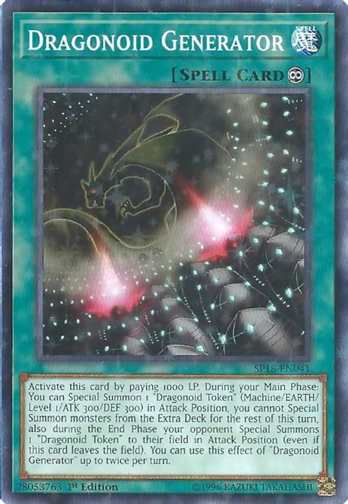 Dragonoid Generator (Starfoil) (SP18-EN041) - Starfoil Rare