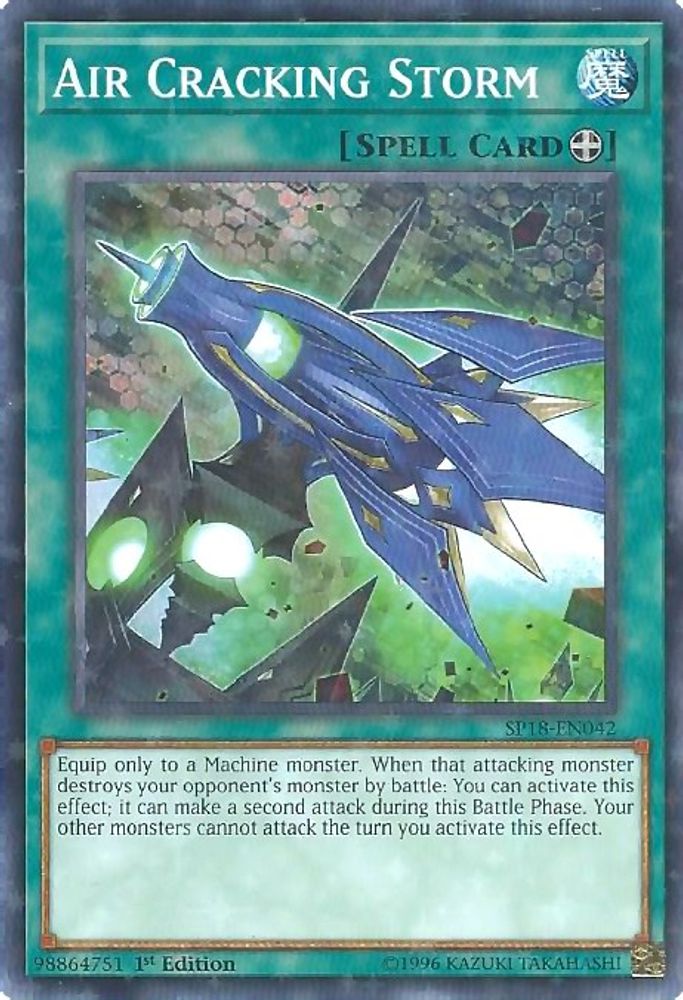 Air Cracking Storm (Starfoil) (SP18-EN042) - Starfoil Rare