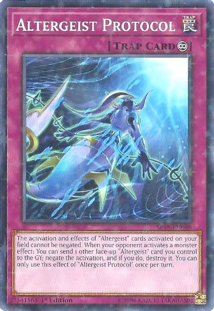 Altergeist Protocol (Starfoil) (SP18-EN048) - Starfoil Rare