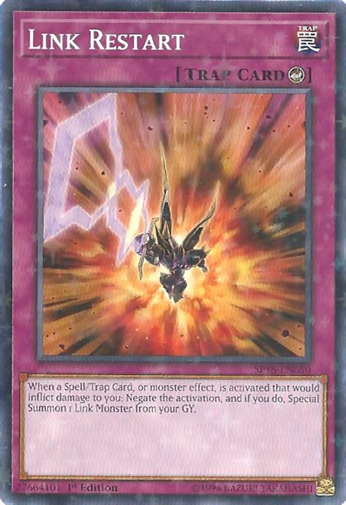 Link Restart (Starfoil) (SP18-EN050) - Starfoil Rare