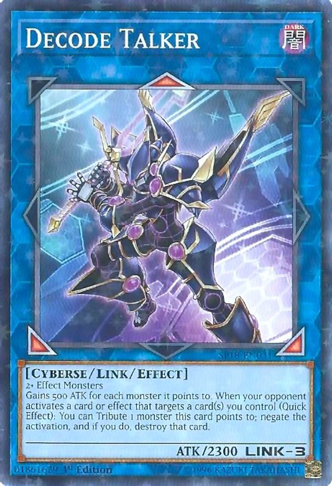 Decode Talker (Starfoil) (SP18-EN031) - Starfoil Rare