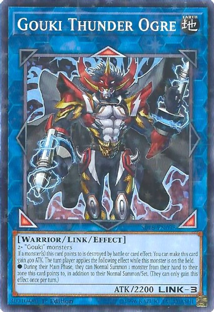Gouki Thunder Ogre (Starfoil) (SP18-EN035) - Starfoil Rare