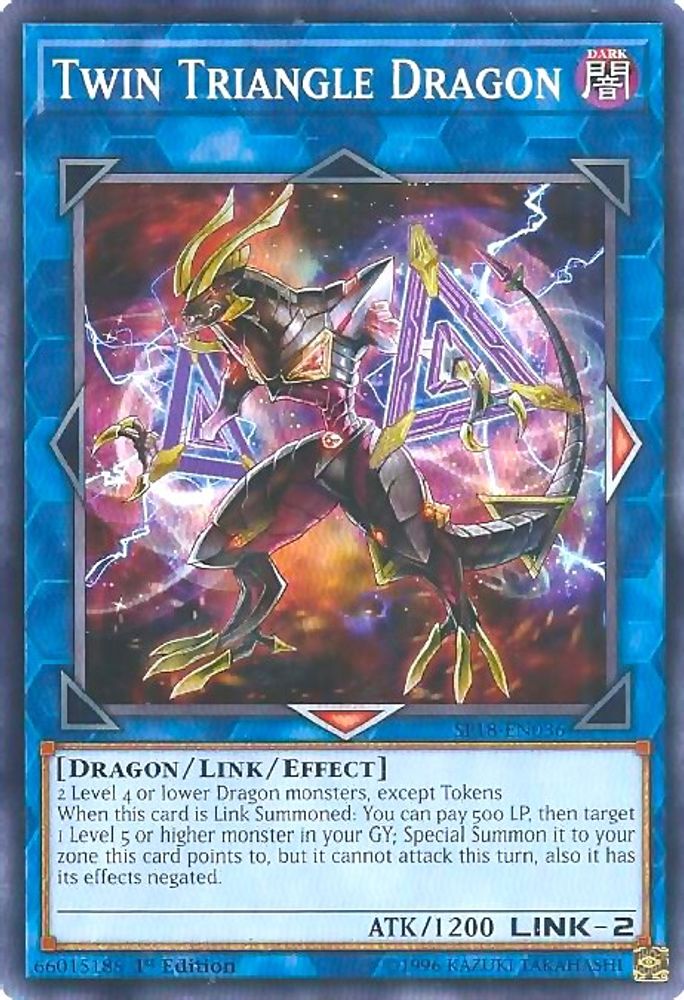 Twin Triangle Dragon (SP18-EN036) - Common
